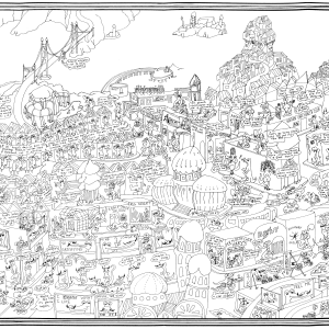 Tales of the City Alligator Oz The land of Make-Believe Poster